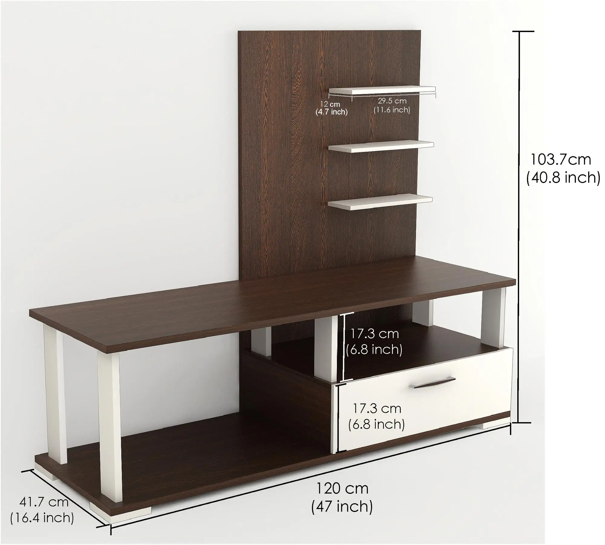 6 inch shelving unit