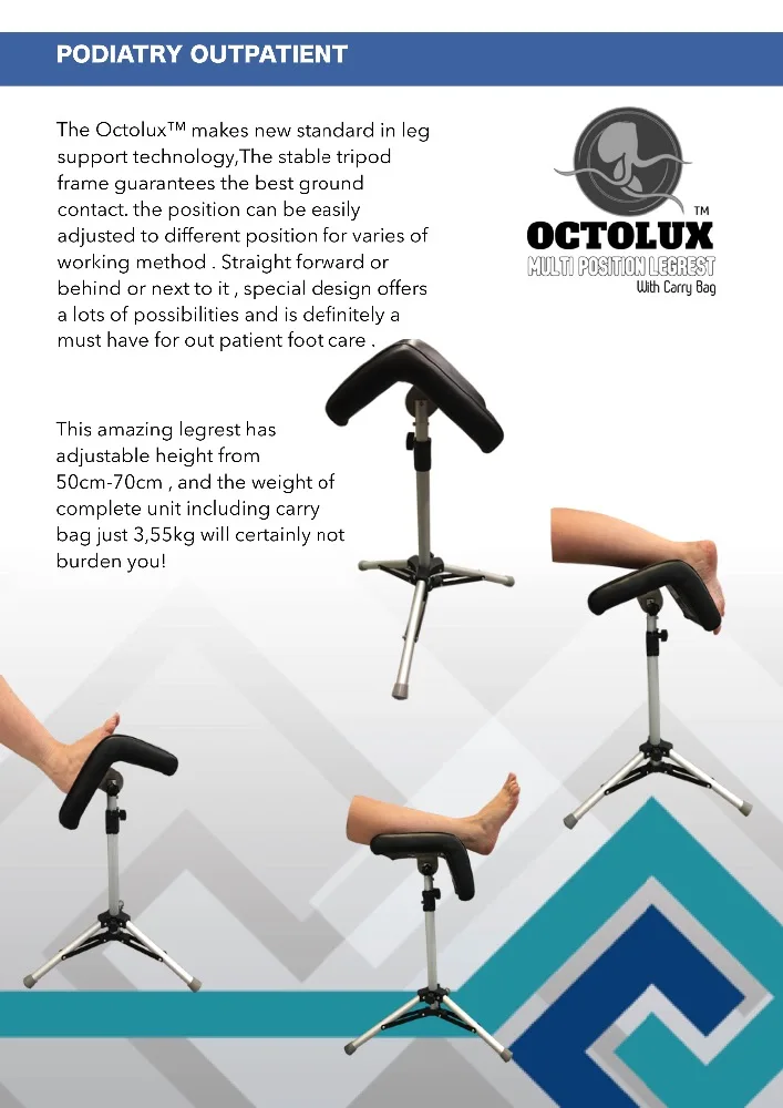 Podiatry Legrest Leg Support Adjustable Leg Support, View Legrest