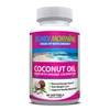 Bondi Morning Organic Coconut Oil Softgels 1000mg .100% Extra Virgin., Aids Natural Weight Loss, Hair Growth, Boosts Energy
