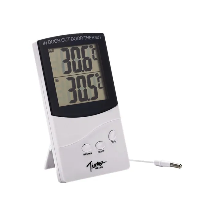 

Hydroponics Super LCD probe max min Indoor Outdoor digital hygrometer thermometer temperature humidity meter climate control