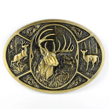 deer belt buckle