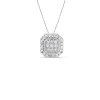 0.20 Carat Stun and shine through the crowd by adorning this beautiful diamond studded 18KT gold pendant