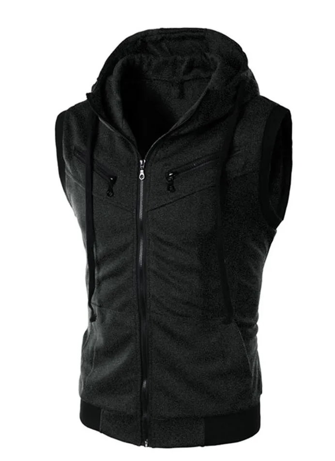 Gym Vest / Men Zipper Hoodie / Lightweighted Cotton Fleece Hoodie - Buy Cheap Fleece Hoodies 