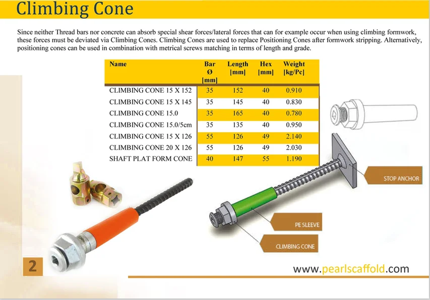 Climbing Cone For Climbing System And Formwork Buy Doka Formwork,Tie