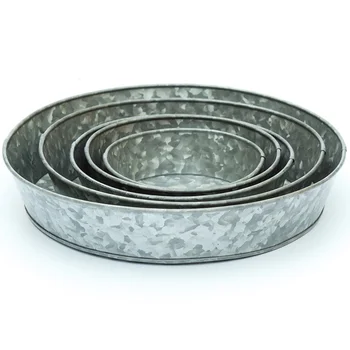 round metal tray