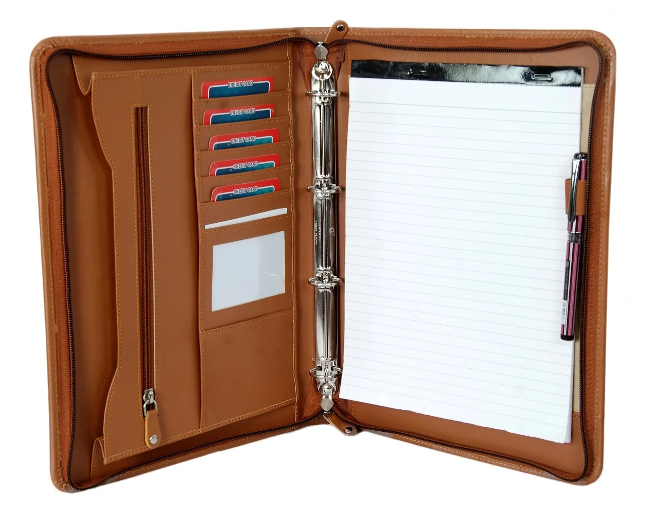 Wholesale 3 Ring Binders / 3 Ring 2 Inch Binders / Faux Leather 3 Ring