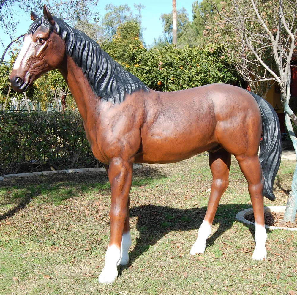 Street Garden Decoration Life Size Fiberglass Horse Statue Buy Life Size Fiberglass Horse