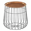 Gold tray coffee table