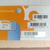 AT&T US Trio cut or Nano size Sim Card Blue/Orange - postpaid and prepaid