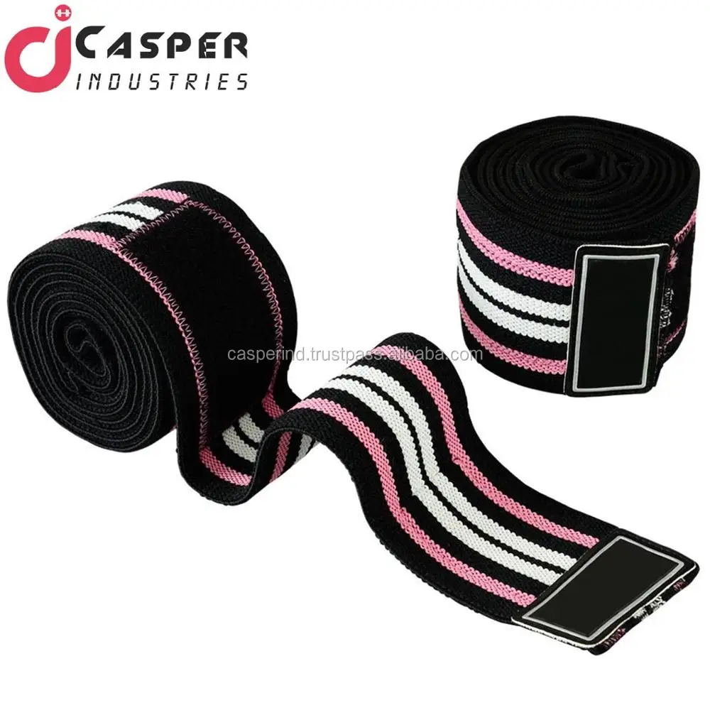 Powerlifting Lifter Weight Lifting Knee Wraps / Knee Supports Gym ...