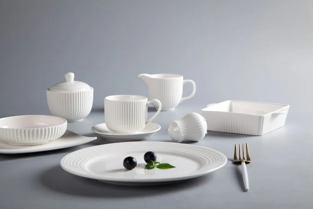 product-Europe style novelty personalized white bone china dinnerware set for restaurant-Two Eight-i-2