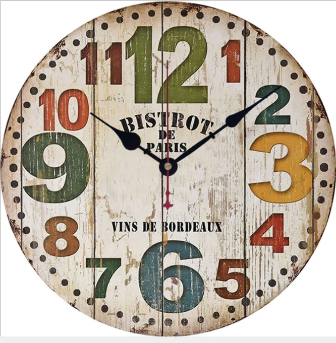 12 Inç Klasik Retro Avrupa Tarzı Ahşap Mdf Duvar Saati Ev Oturma Odası 12 Inç Klasik Retro Avrupa Tarzı Ahşap Mdf Duvar Saati Ev Oturma Odası