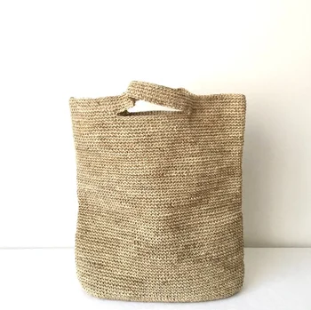 raffia beach bag