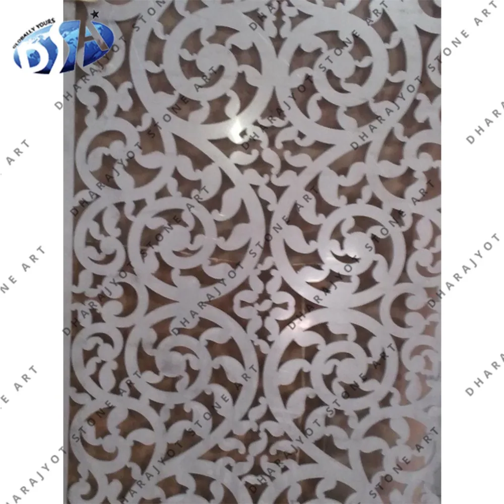 
Marble Antique Design Rectangle Jali Frame 
