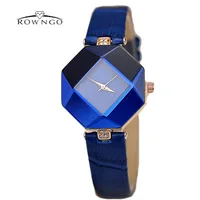 

New Amazon Ladies Models Korean Fashion Champa Prismatic Mirror Watches