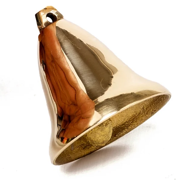 

47 x 50mm Eco-Life Vintage Brass Golden Plated Bell