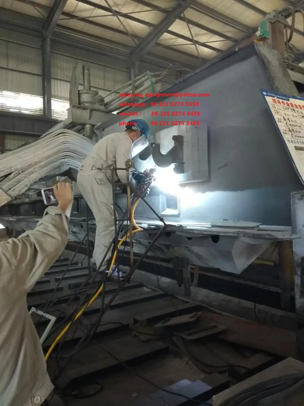 big power arc spray coating machine for project construction