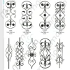 Wrought iron fence Decorative Panel ornamental Turkish Made Component - Marmara