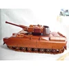 Wooden Tank Model Military Vehicle Exceptional For Collectors On Sale