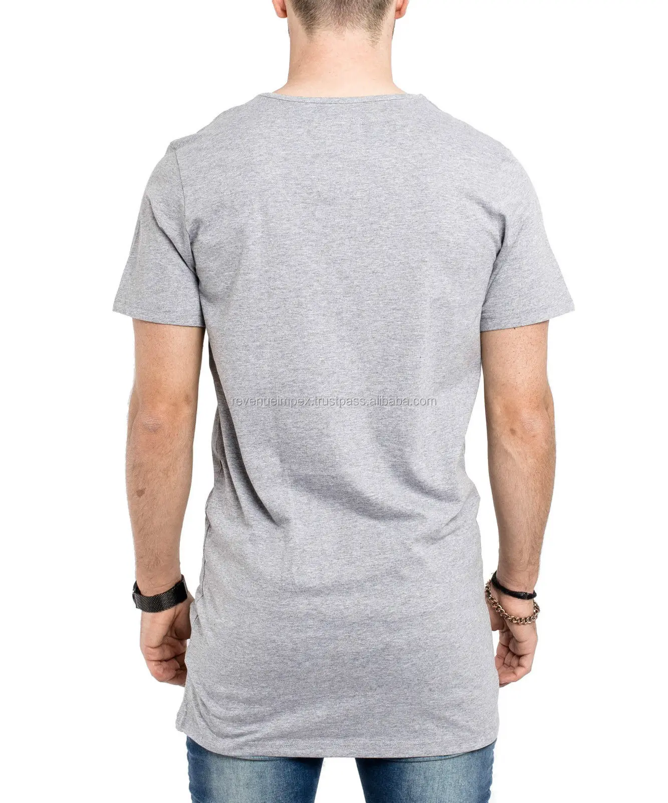 T-shirt With Center Panel/cotton T-shirt With Center Panel - Buy High ...