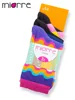 Miorre OEM New Season 2017 Women's Colorful Fashion Cotton Socket Socks 3 Pairs