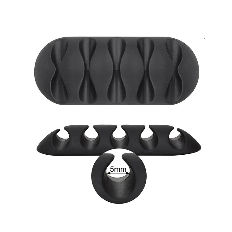 

Cord Management System Multipurpose Holder USB Cable Clip, 6 colors