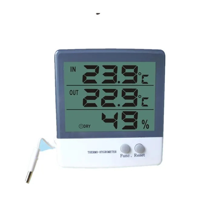 

Free shipping Hydroponics Temperature humidity meter Max Min digital LCD ABS thermometer hygrometer greenhouse grower planting