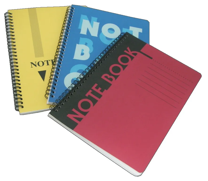 high quality custom logo spiral notebook