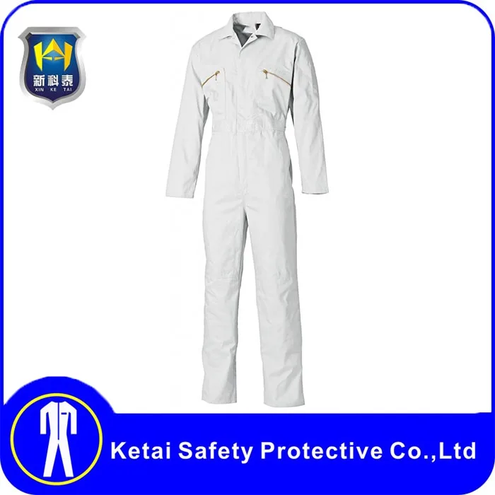 Coveralls Uniform Design Mens Womens Painters 100 Cotton White