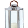 SIX SIDE CLEAR GLASS STAINLESS STEEL LANTERN