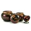 Paw Pet with Copper antique or Raku finish Odyssey Brass Cremation Urns for ashes and funeral