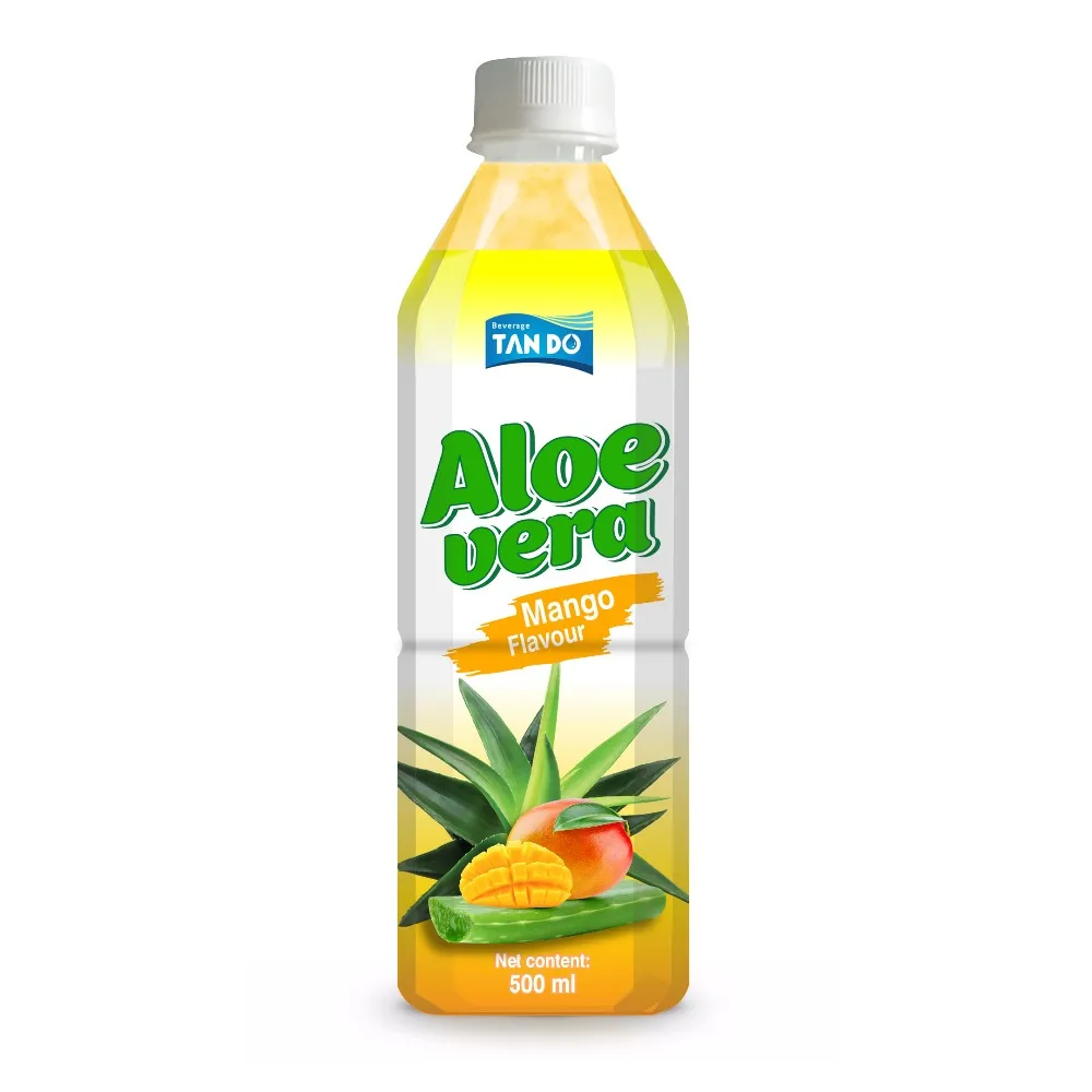 aloe vera with pulps drink with watermelon flavor by tan do