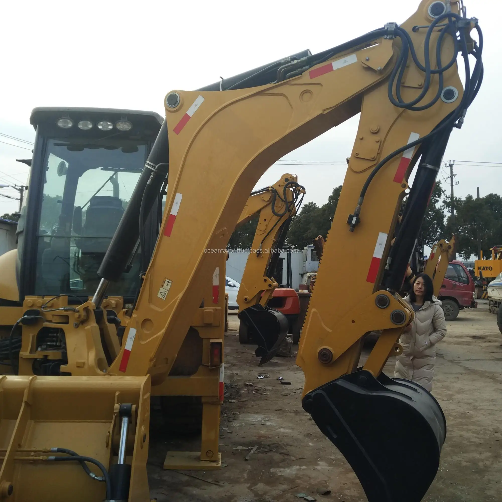 Backhoe Loader Cheap 420e From Caterpillar Usa,Original Cat Retro