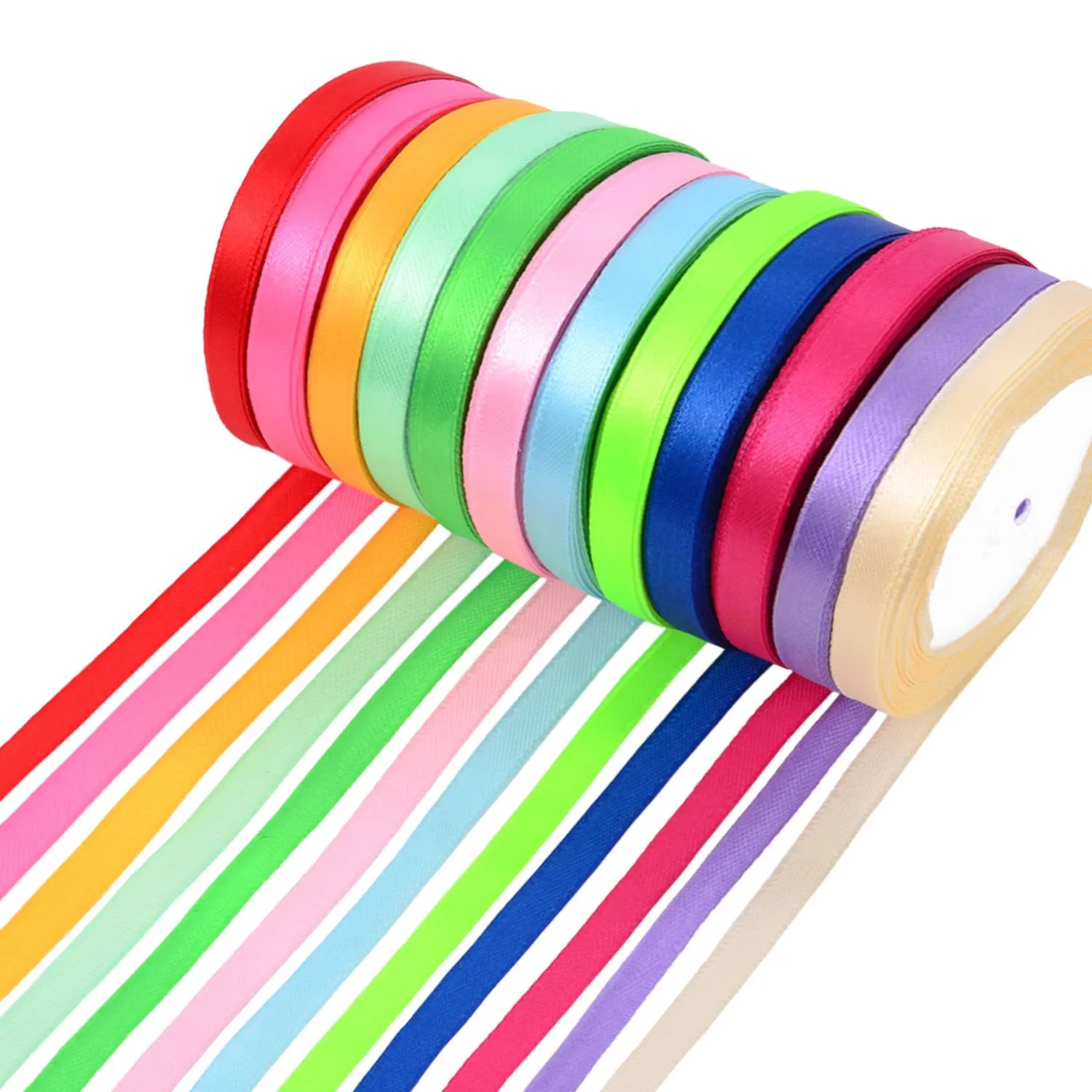 15mm Large Satin Ribbon Bows 10pk 30pk 50pk or 100pk Choose from 22 Colours