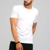 Hot Sale Latest Fashion Crew Neck Best Selling T Shirt Men In White