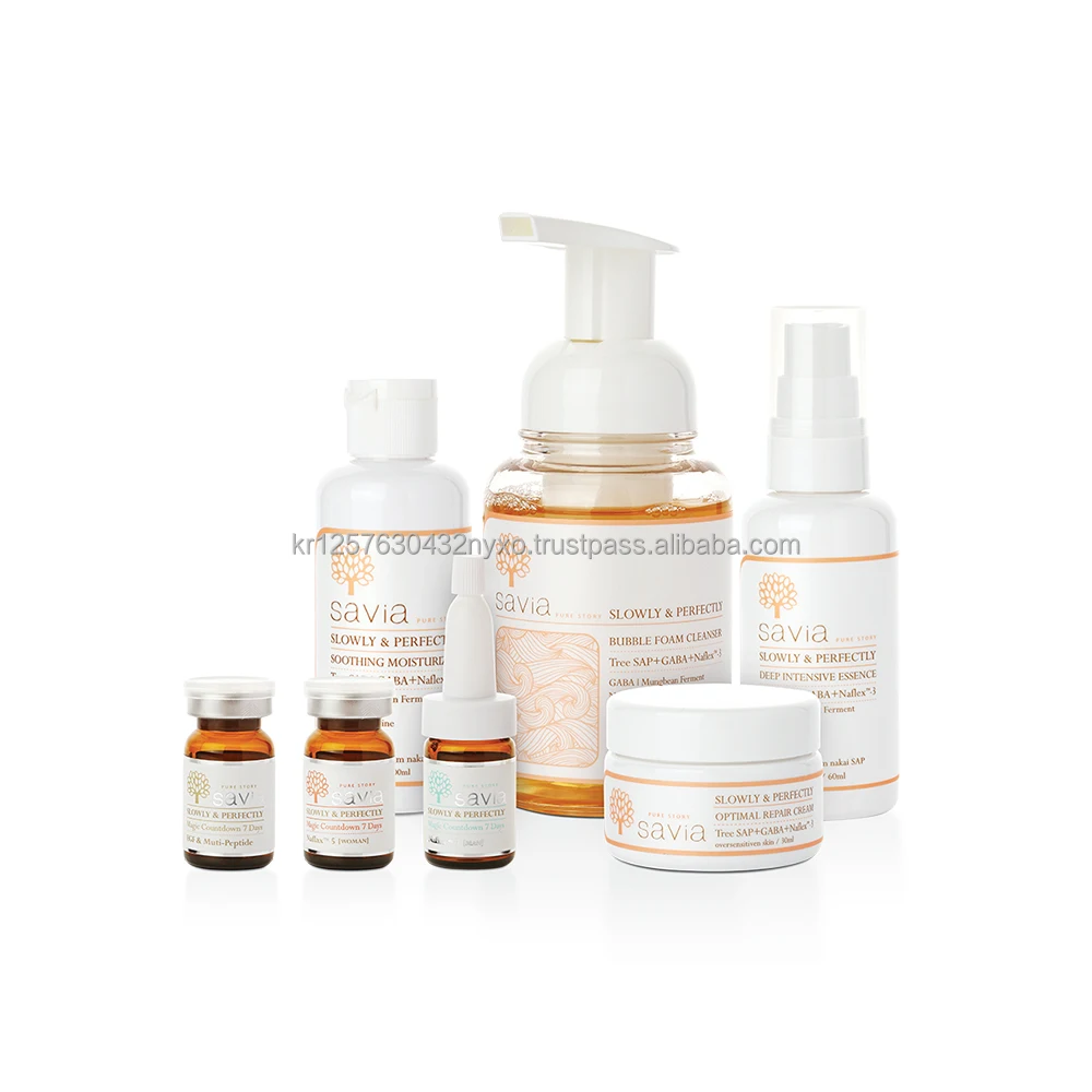 Best price korean natural skin whitening Organic Savia skin care product