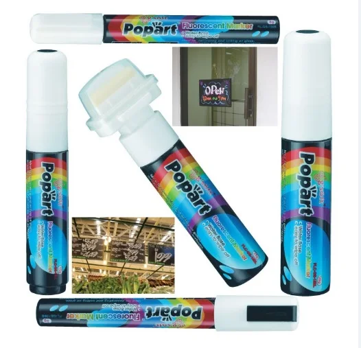 

15 mm Fluorescent Ink non toxic water based window marker