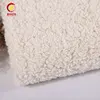 globe wholesale single white color brushed 100polyester fabric sherpa eco-friendly soft breathable fabric china factory