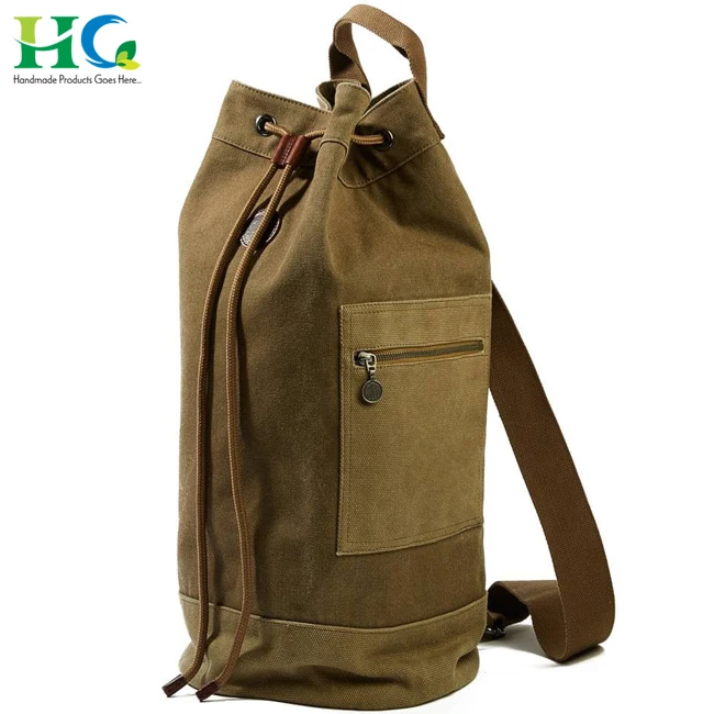 canvas duffle backpack