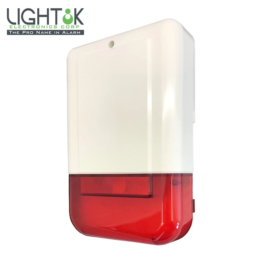 Large Alarm Bell Box With 130 Db Siren And Led Flash Tamper Resistant