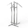 4 way metal slant arm clothing display rack