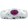 Natural Indian Ruby Studded 925 Sterling Silver Ring