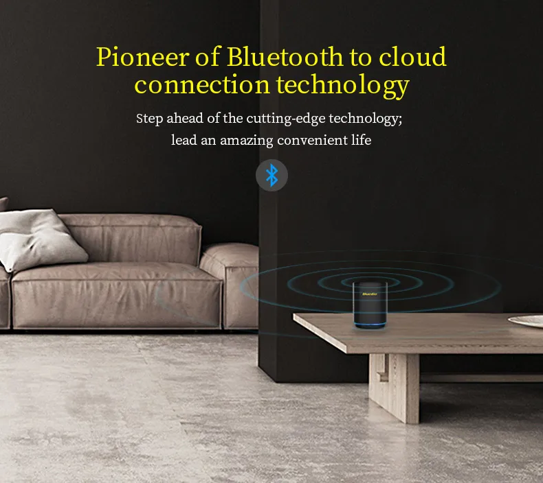 Bluedio micro Hifi soundbox popular TS5 smart cloud service speaker with similar google home function - ANKUX.COM