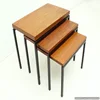 varnish wooden top nesting table