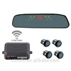 Wifi rearview mirror LED Display car reverse parking sensor