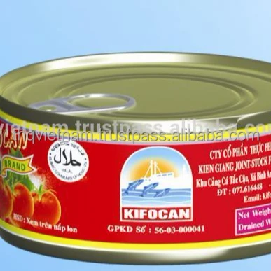 
[THQ VIETNAM ] CANNED SARDINE IN TOMATO SAUCE KIFOCAN 155GR X 48 CANS 