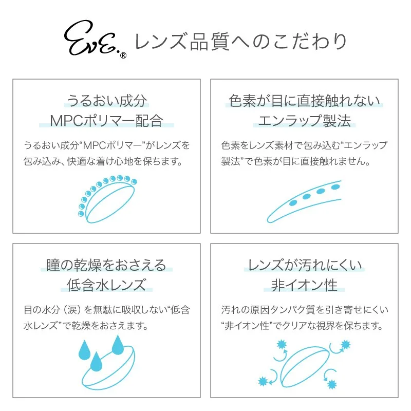 Japan Produce Wholesale Color Contact Lenses One Day 1day Eve. Daily