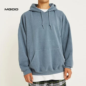 blue fleece hoodie