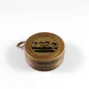 Nautical Antique Vintage Finish Brass Customised 2" Inch Sundial Compass with different time zone with leather Case