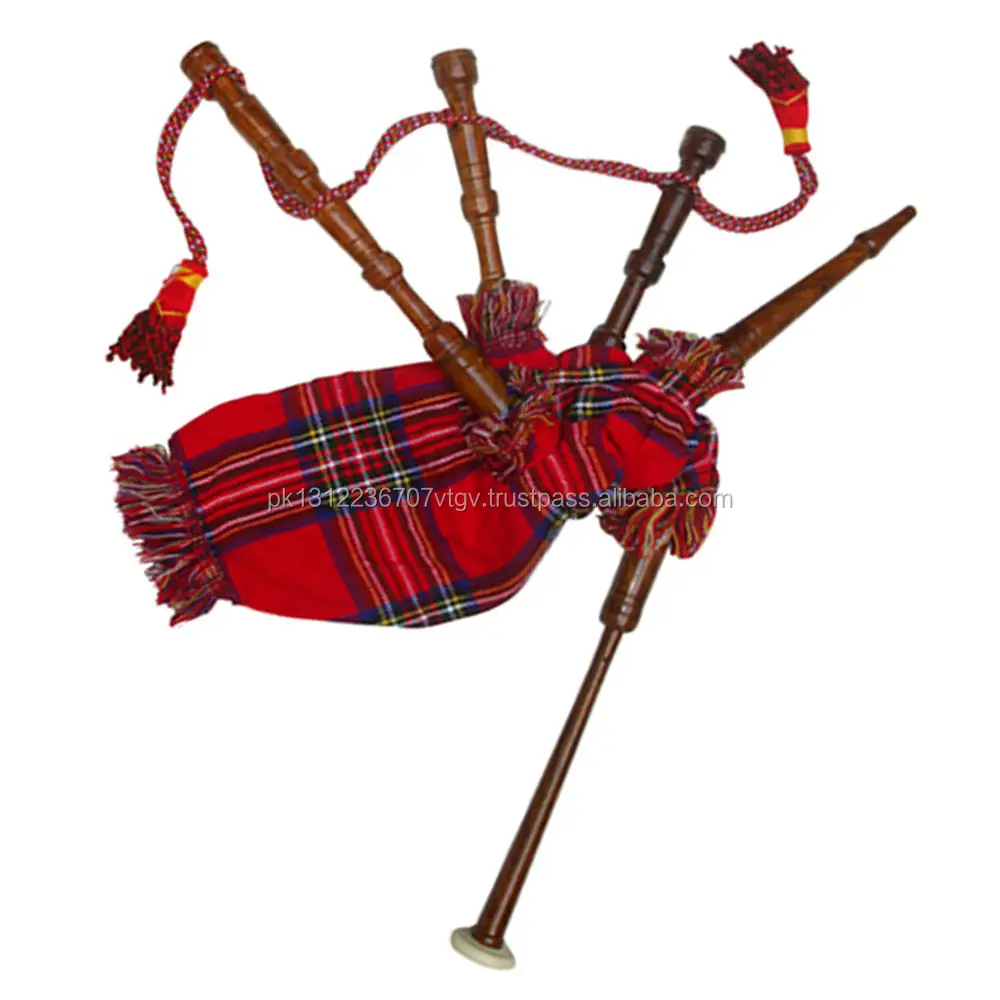 Full Silver Great Scottish Highland Tradition Rosewood Bagpipe. Buy